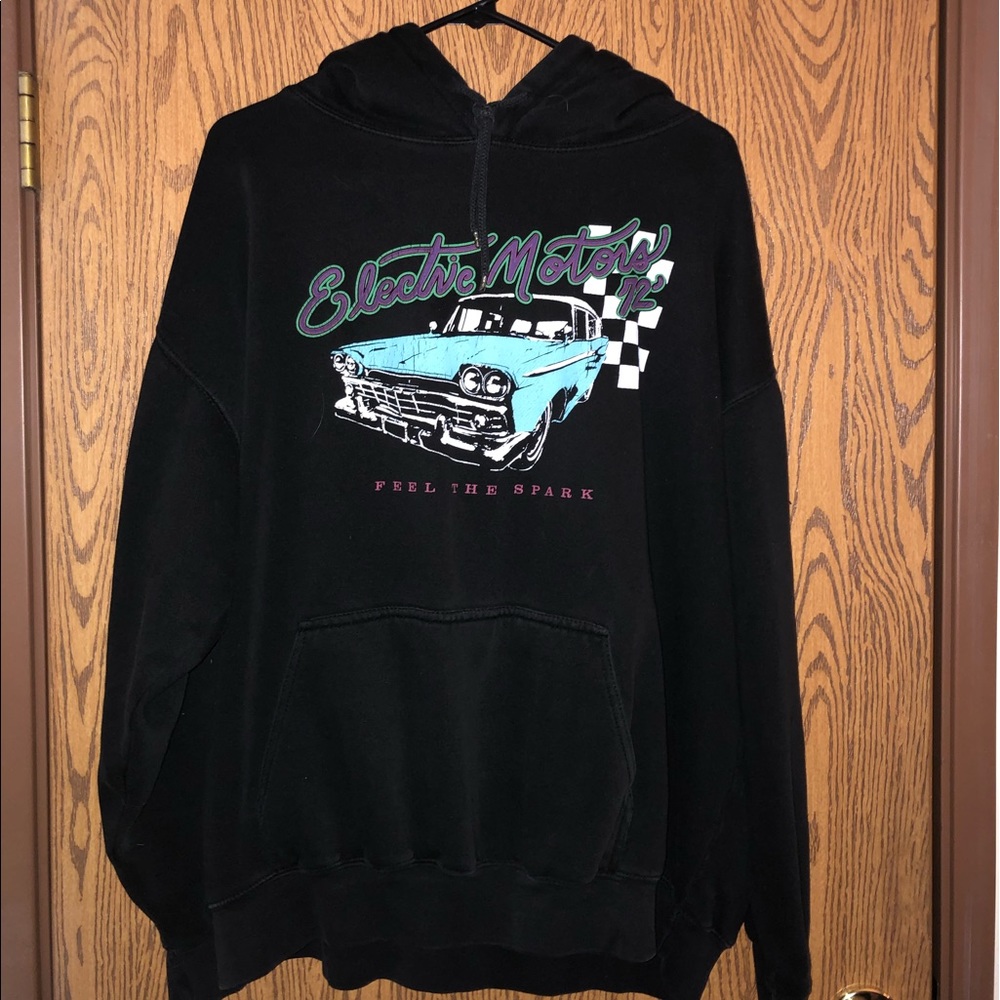 Brandy Melville electric motors hoodie